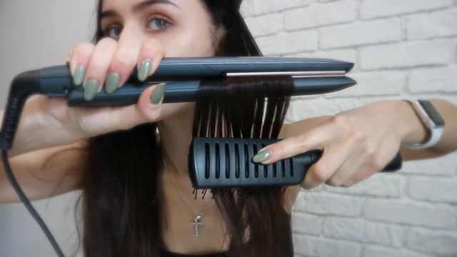 ИДЕАЛЬНО РОВНЫЕ ВОЛОСЫ • УКЛАДКА НА ДЛИННЫЕ ВОЛОСЫ ЗА 10 МИНУТ смотреть онлайн