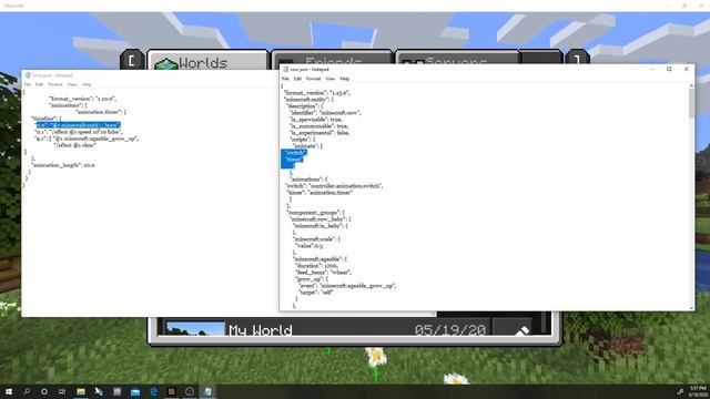 Minecraft Bedrock Edition Player Animation Controller Tutorial смотреть онлайн