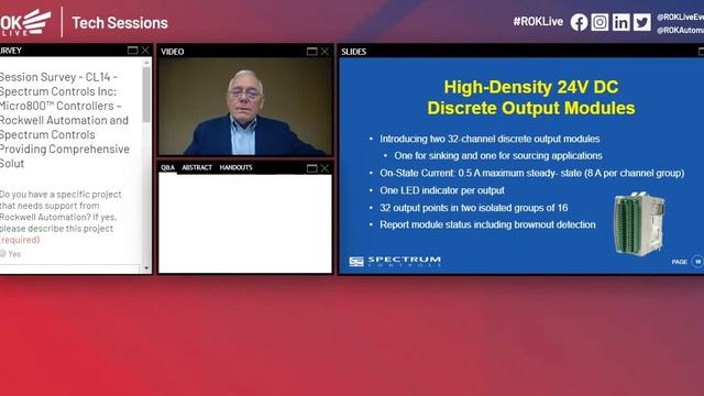 Micro800™ Tech Session ROKLive 2020 - Spectrum Controls смотреть онлайн