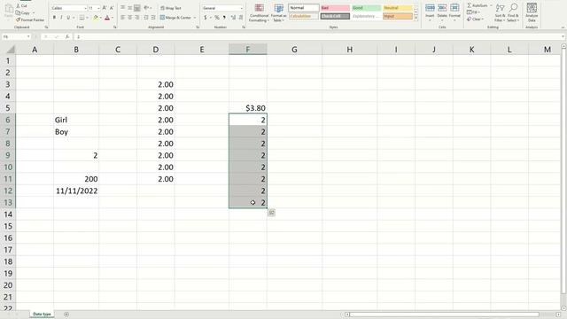 Using the Excel Data Types Tools смотреть онлайн
