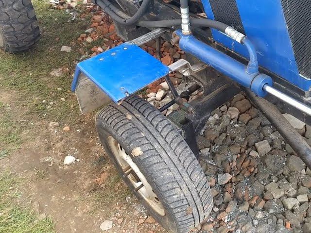 Передние щитки на самодельный трактор. смотреть онлайн