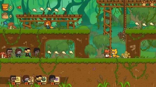 Ударный отряд КОТЯТ из STEAM 6 уровень и ФОКЗЕР Мультик ИГРА Strike Force Kitty смотреть онлайн