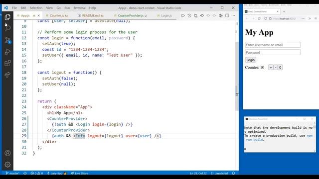 React Context API to manage state смотреть онлайн