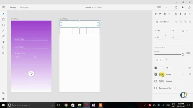 Adobe XD | UI | Attendance application | Part 2 смотреть онлайн