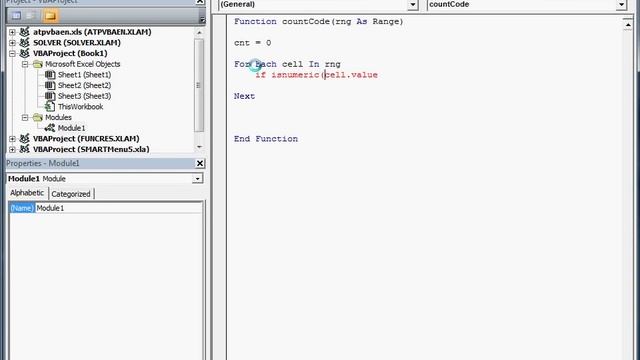 Excel VBA - Excel Count Function in VBA Code смотреть онлайн