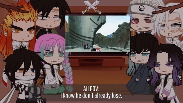 《All Hashira react to Tomioka Giyuu as Uchiha Sasuke》 смотреть онлайн