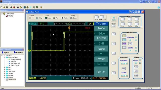 Rigol DS1052E #4 Trigger Controls