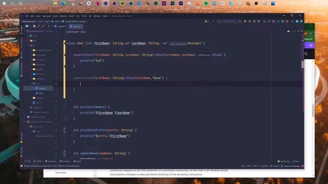 38 Multiple Constructors in a Class смотреть онлайн