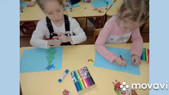 Новогодняя мастерская в детском саду . смотреть онлайн