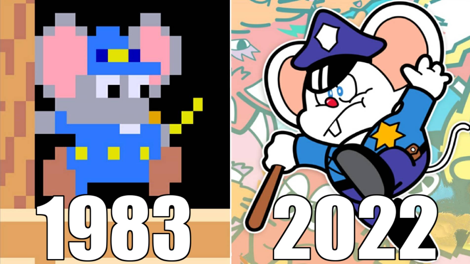 Эволюция серии игр Mappy [1983-2022] смотреть онлайн