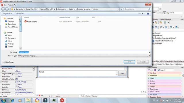 تشغيل كود JavaScript داخل مشروعي دلفي Delphi смотреть онлайн
