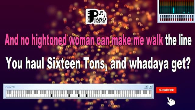 SIXTEEN TONS TENNESSEE ERNIE FORD KARAOKE LYRICS VERSION PSR S975 смотреть онлайн