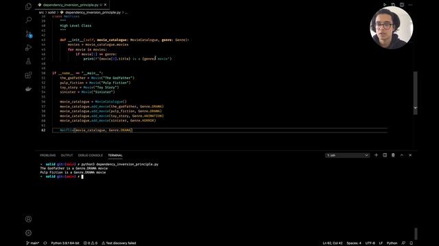 SOLID - Dependency Inversion Principle Coded Example смотреть онлайн