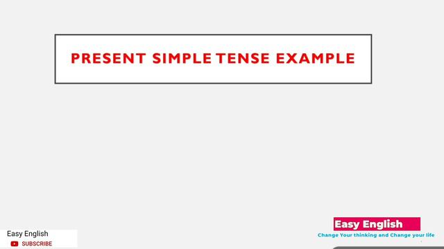 Present simple tense 15 example in English | tense is important for us To learn English смотреть онлайн