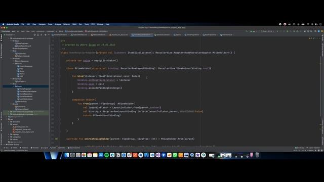 DataBinding Adapter Extension Functions | Crypto Application#12 MVVM Hilt Retrofit Coroutines смотреть онлайн