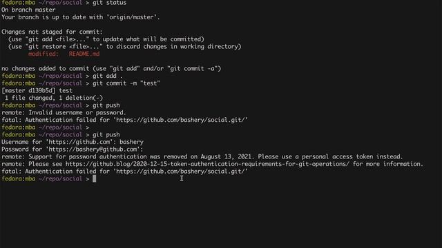 حل فشل مصادقة مستودع غيتهاب. fix fatal: Authentication failed for github.com смотреть онлайн