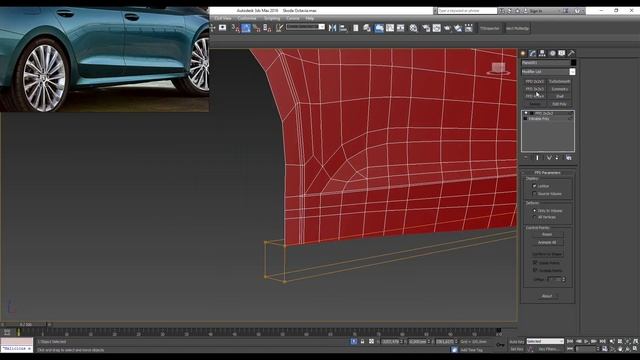 3Ds Max Моделирование Skoda Octavia 2020 Часть 2 смотреть онлайн