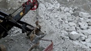 «Работа самосвала» погрузка ЭКГ-5А и выгрузка в дробилку