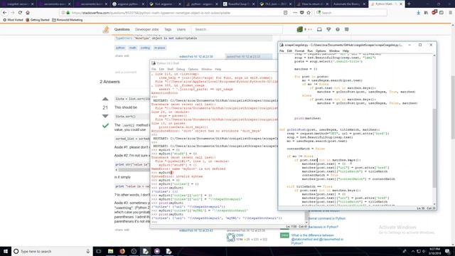Python Craigslist Scraper EP 3 - Unedited смотреть онлайн
