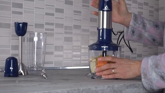 Frullatore a immersione ( Minipimer 6 velocità + Turbo 4 in 1 ) смотреть онлайн