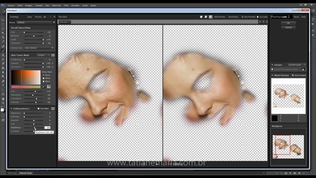 Pele Perfeita - Plugin Portraiture 2 - Adobe Photoshop CS6 смотреть онлайн