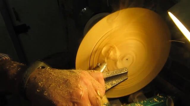 Точим березу/ Woodturning A Birch