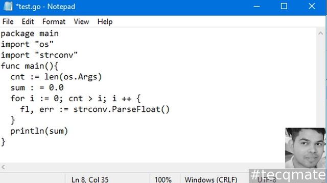 ✔ Go lang ⚡ Sum of all cmd/bash arguments ? Tecq Mate Tutorials ✌ смотреть онлайн
