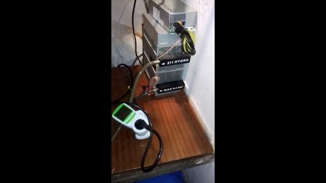 Отопление дома асиком Antminer Bitmain Z11 Hydro