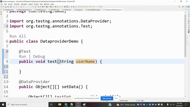 TestNG Class 13: DataProvider in TestNG | Data Driven Testing смотреть онлайн