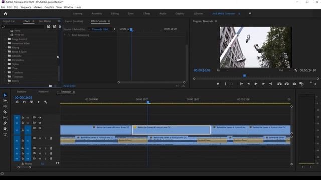 68. Эффекты, Анимация Эффекта в ADOBE PREMIERE PRO CC 2020 смотреть онлайн