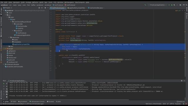 Implementando produtor e consumidor com spring kafka - 01 смотреть онлайн