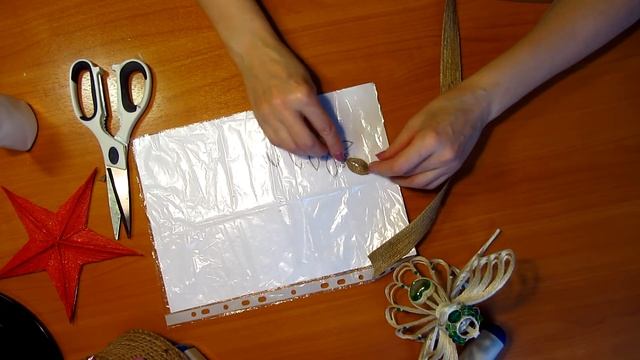 Подарок мужчине из джута своими руками! Джутовая мастерская! Евгения Джут!