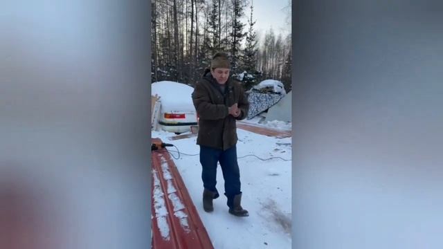 Подготовка металлочерепицы для кровли на охотничий дом смотреть онлайн