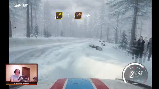 Ралли в пургу. Ничего не видно. Жесть - Dirt Rally 2.0 смотреть онлайн