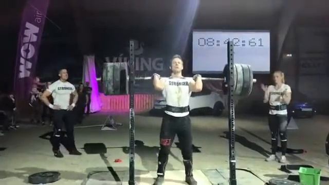 Фредерик Эгидиус, толчок со стоек, 162 кг смотреть онлайн