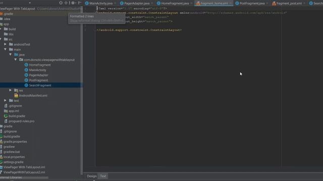 TabLayout With ViewPager And Fragments - Android Tutorial смотреть онлайн
