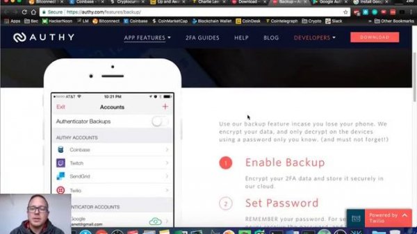 GOOGLE AUTHENTICATOR vs. AUTHY - (AUTHY WON)