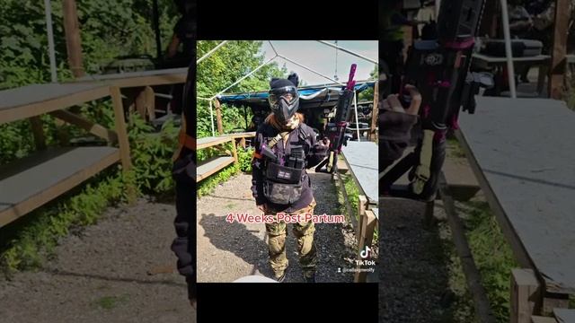 First Ever Airsoft Game - 4 weeks Post-Partum смотреть онлайн
