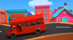 Колеса на автобусе | детского стишка | Baby Bao Panda Songs | Rhyme For Kids | Wheels on the Bus