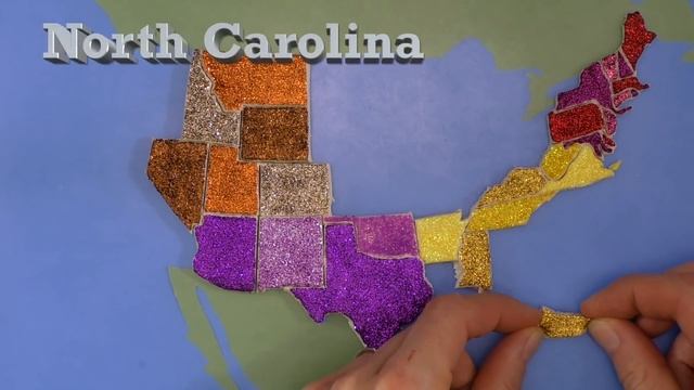 United States Map || Regions of the USA || Learn the States! || Play-Doh Map смотреть онлайн