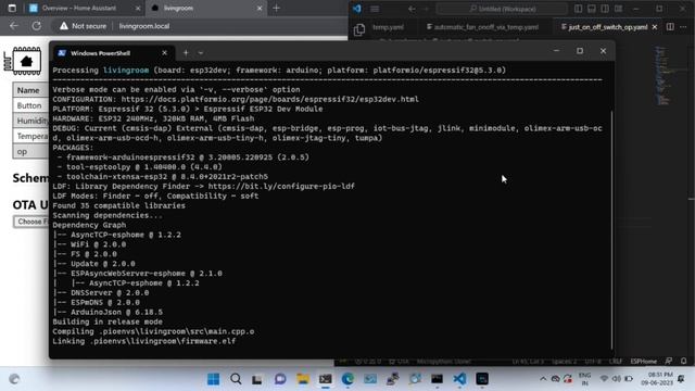 how to integrate dht11 and touch sensor Home Assistant ESPhome in Tamil смотреть онлайн