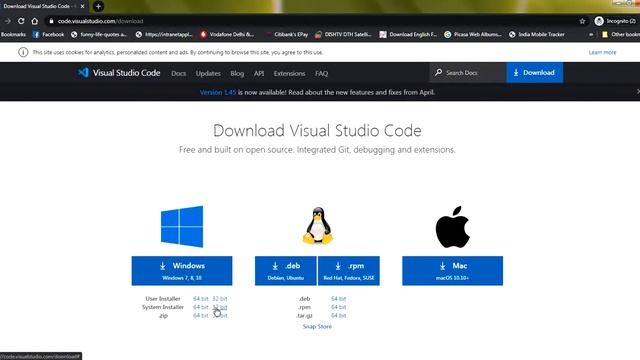 React Tutorial Using Visual Studio Code in Hindi Part 2 - Installing Visual Studio Code смотреть онлайн