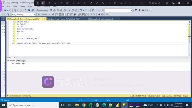 SQL Tutorial: DDL and DML commands смотреть онлайн