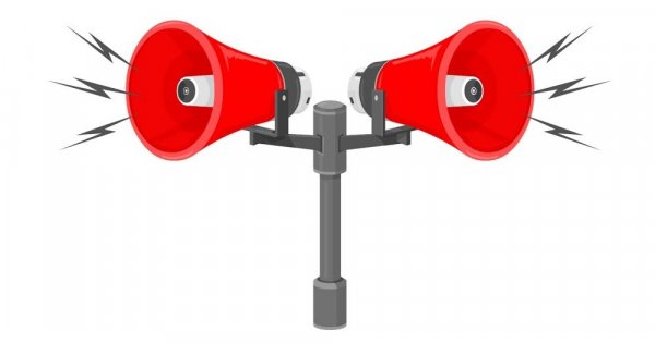 Как звучит СИРЕНА ОПОВЕЩЕНИЯ!