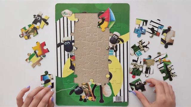shaun the sheep movie Puzzle -The Farmer's Llamas | Cute Shaun The Sheep Puzzle смотреть онлайн