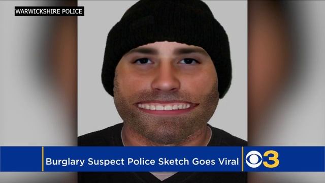 Bizarre Police Sketch Of Burglary Suspect In England Goes Viral смотреть онлайн