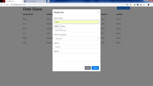 Tutorial lengkap CRUD Laravel + Bootstrap Bahasa Indonesia смотреть онлайн
