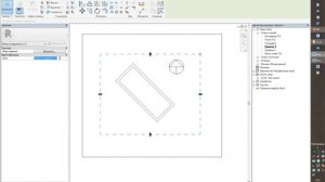 Revit - Как повернуть вид плана 1