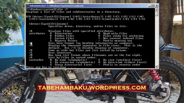 4. Tutorial CMD (Dir slash d) смотреть онлайн