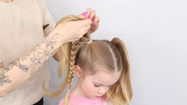 Cute Kids Pigtail Hairstyle! ? смотреть онлайн